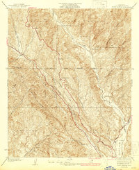 Violin Canyon 1937 topographic map thumbnail