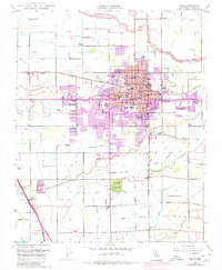 Visalia 1949 topographic map thumbnail