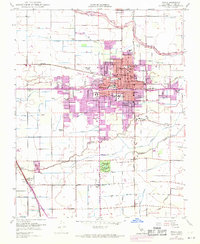 Visalia 1949 topographic map thumbnail