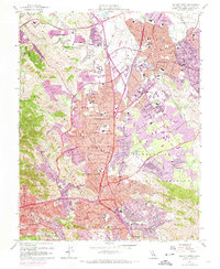 Walnut Creek 1959 topographic map thumbnail