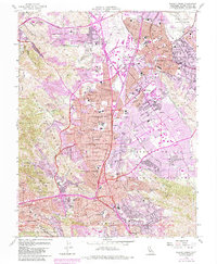 Walnut Creek 1959 topographic map thumbnail