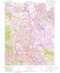 Walnut Creek 1959 topographic map preview