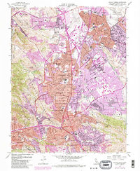 Walnut Creek 1959 topographic map thumbnail