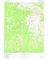 Ward Mountain 1982 topographic map thumbnail