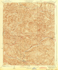 Warm Spring 1936 topographic map thumbnail