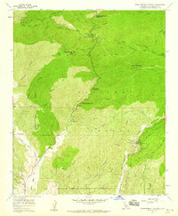 Warm Springs Mountain 1958 topographic map preview