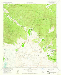 Warner Springs 1959 topographic map thumbnail