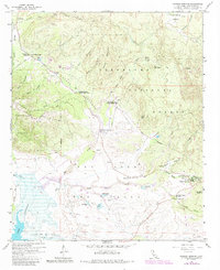 Warner Springs 1959 topographic map thumbnail