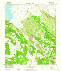 Warners Ranch 1960 topographic map thumbnail