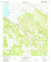 Warners Ranch 1960 topographic map thumbnail