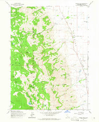 Warren Peak 1963 topographic map thumbnail