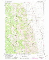 Warren Peak 1963 topographic map thumbnail