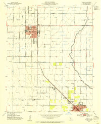 Wasco 1953 topographic map thumbnail