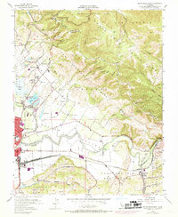 Watsonville East 1955 topographic map thumbnail