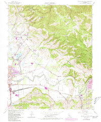 Watsonville East 1955 topographic map thumbnail