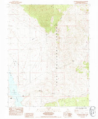 Watterson Canyon 1984 topographic map thumbnail
