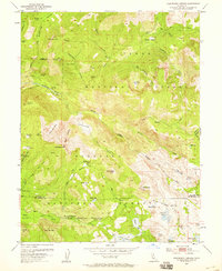 Wentworth Springs 1953 topographic map thumbnail