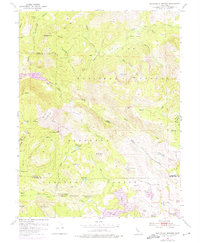 Wentworth Springs 1953 topographic map thumbnail