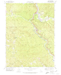 Weott 1969 topographic map thumbnail