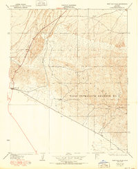 West Elk Hills 1950 topographic map thumbnail