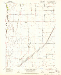 West of Biggs 1952 topographic map thumbnail