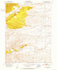 West of Gerber 1951 topographic map thumbnail