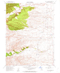 West of Gerber 1951 topographic map thumbnail