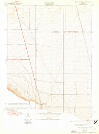 West of Tejon Hills topographic map thumbnail