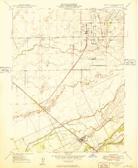 Wheatland 1949 topographic map preview