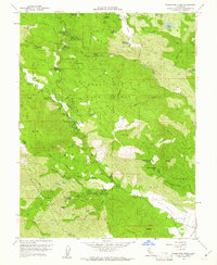 Whispering Pines 1958 topographic map thumbnail