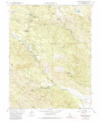 Whispering Pines 1958 topographic map thumbnail