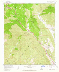 Whitaker Peak 1958 topographic map thumbnail