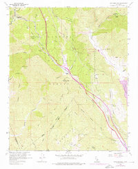 Whitaker Peak 1958 topographic map thumbnail