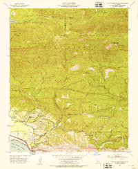 White Ledge Peak 1952 topographic map thumbnail