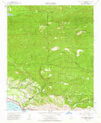 White Ledge Peak 1952 topographic map thumbnail