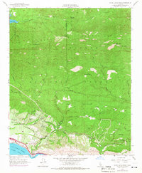 White Ledge Peak 1952 topographic map thumbnail