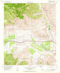 Whitewater 1955 topographic map thumbnail
