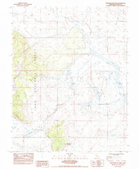 Whitmore Hot Sprs 1983 topographic map thumbnail
