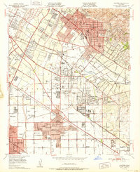 Whittier 1951 topographic map thumbnail