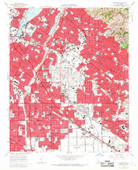 Whittier 1965 topographic map thumbnail