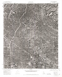 Whittier 1974 topographic map thumbnail