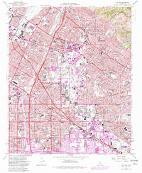 Whittier 1965 topographic map thumbnail