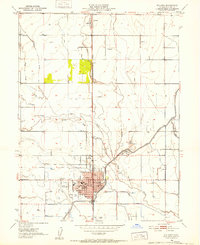 Willows 1951 topographic map preview