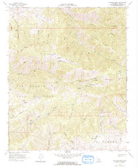 Winters Ridge 1966 topographic map thumbnail