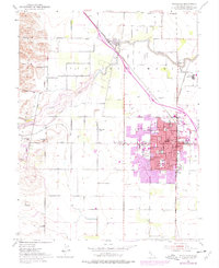 Woodland 1952 topographic map thumbnail