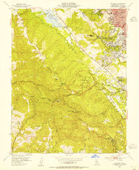 Woodside 1953 topographic map preview