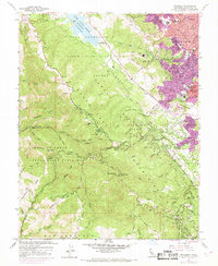 Woodside 1961 topographic map preview