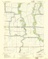 Woodward Island 1952 topographic map thumbnail