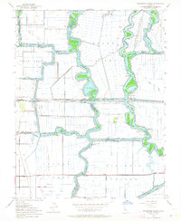 Woodward Island 1952 topographic map thumbnail