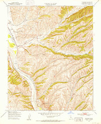 Wunpost 1949 topographic map thumbnail